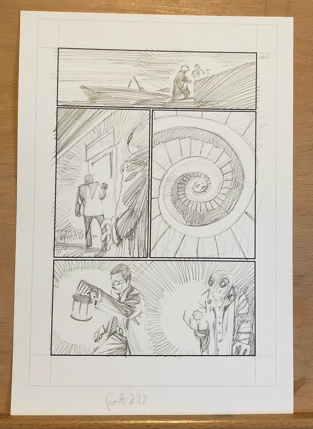 Image of Fort issue 2 page 17 pencils