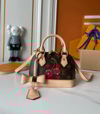 Image 1 of Cherry LV Handle Bag