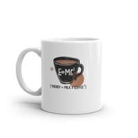 Image 4 of Retro coffee E=mc2  White glossy mug