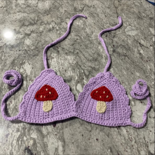 Image of mushroom bra top