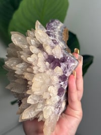 Image 5 of XL SPIKEY CALCITE COVERED AMETHYST -BRAZIL-
