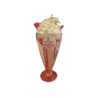 Image 2 of  Strawberries & Cream Milkshake Candle 