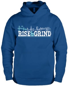 Image of Rise & Grind Hoodie (Blue)