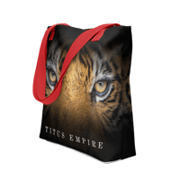 Image 1 of Tiger's Eyes Tote Bag