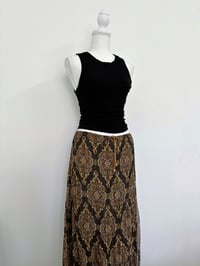 Image 1 of 00s Brown maxi skirt // 42