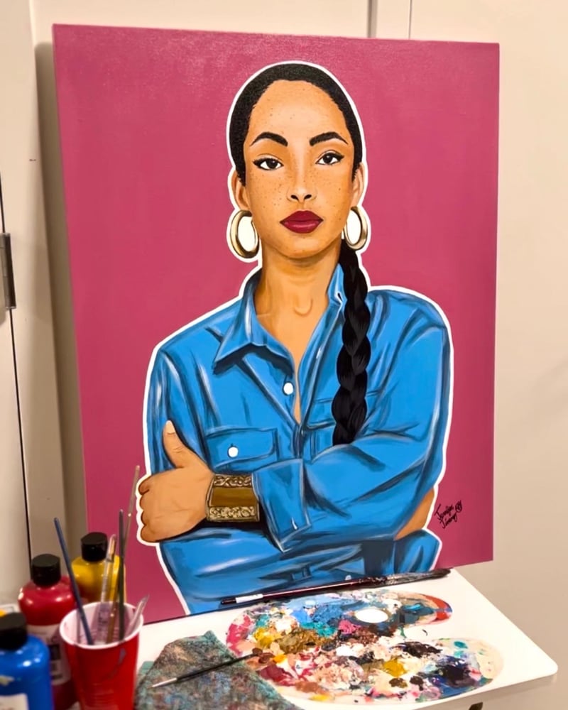 Image of Sade Original Painting