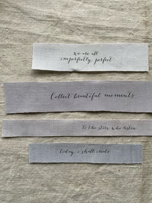 Image of Fabric quotes #inspiration
