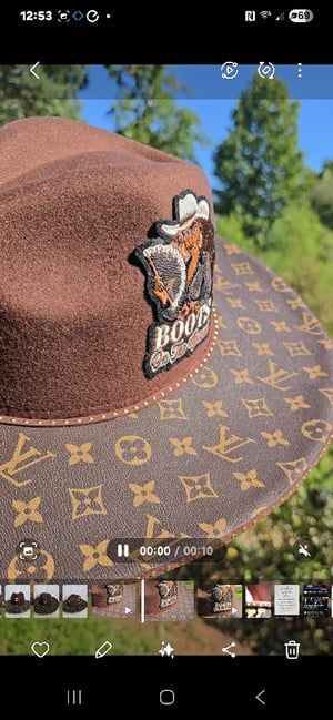 Image of Fedora hat & 4 Stack Bracelets 