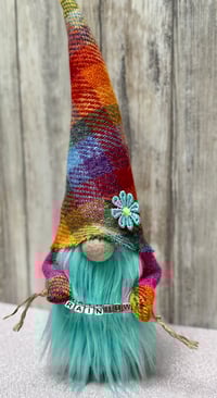 Image 3 of Harris Tweed Wee Rainbow Gnome