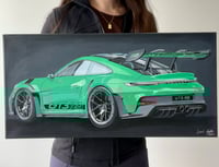 Image 1 of Porsche 911 (992) GT3 RS Original Canvas Painting