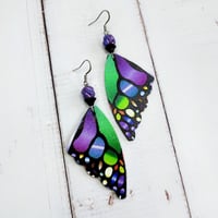 Image 3 of Butterfly Wing Earrings