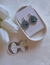 Image 1 of Turquoise Dangles 