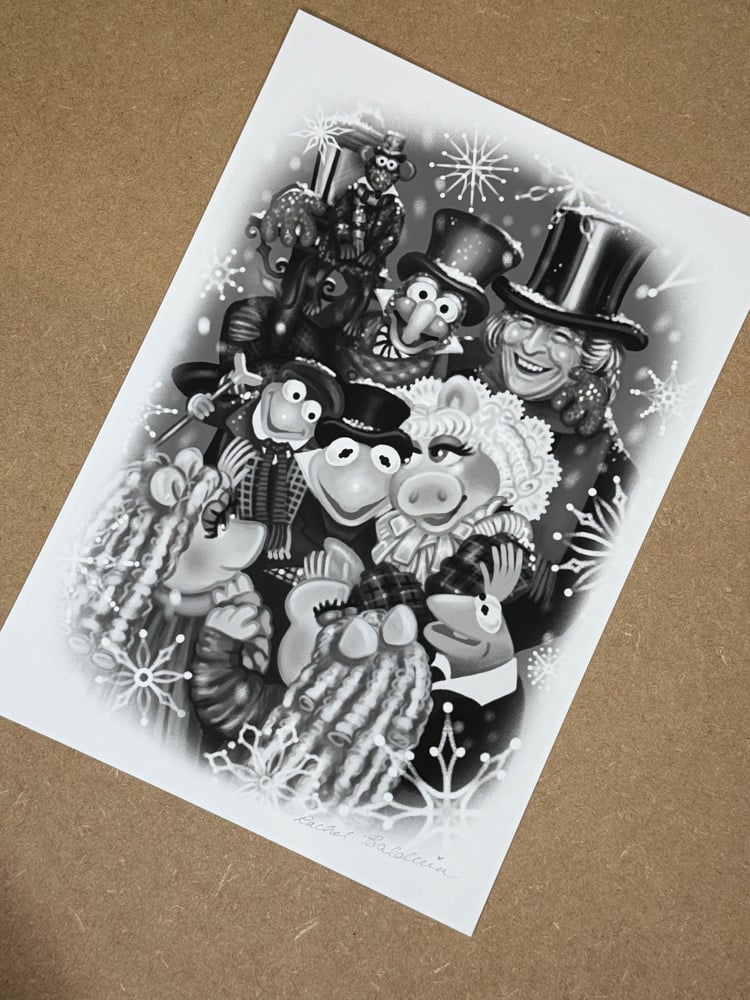 Image of Muppets Xmas Carol Print