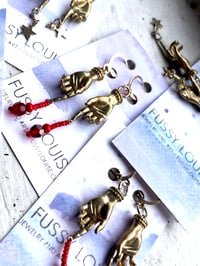 Image 5 of Red Handed Earrings