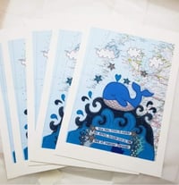 Image 3 of Scotland Whale A4 Print 