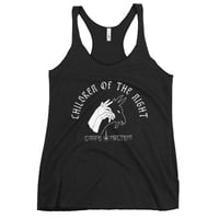 Image of Women's Racerback Tank Children of the night