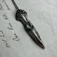 Image 3 of  Crystal dagger necklace