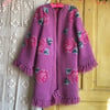 Lilac w/ Roses Granny Coat