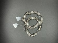 Image 2 of Silver- Heavy Steel Bracelet 