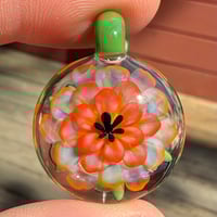 Fire Ghost Flower Pendant