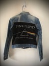 Upcycled “Pink Floyd: Darkside of the Moon” denim jacket
