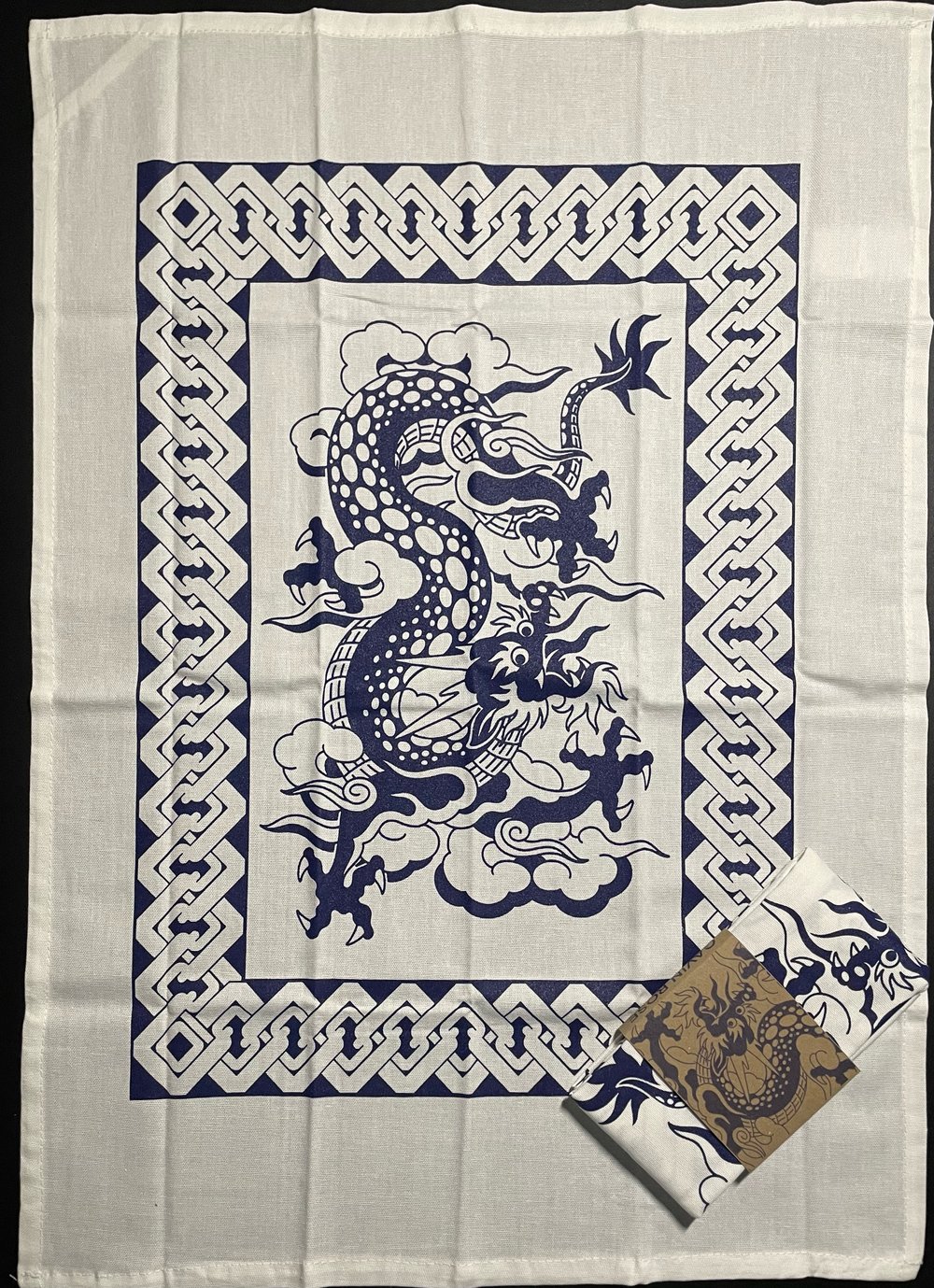 Dragon tea towel