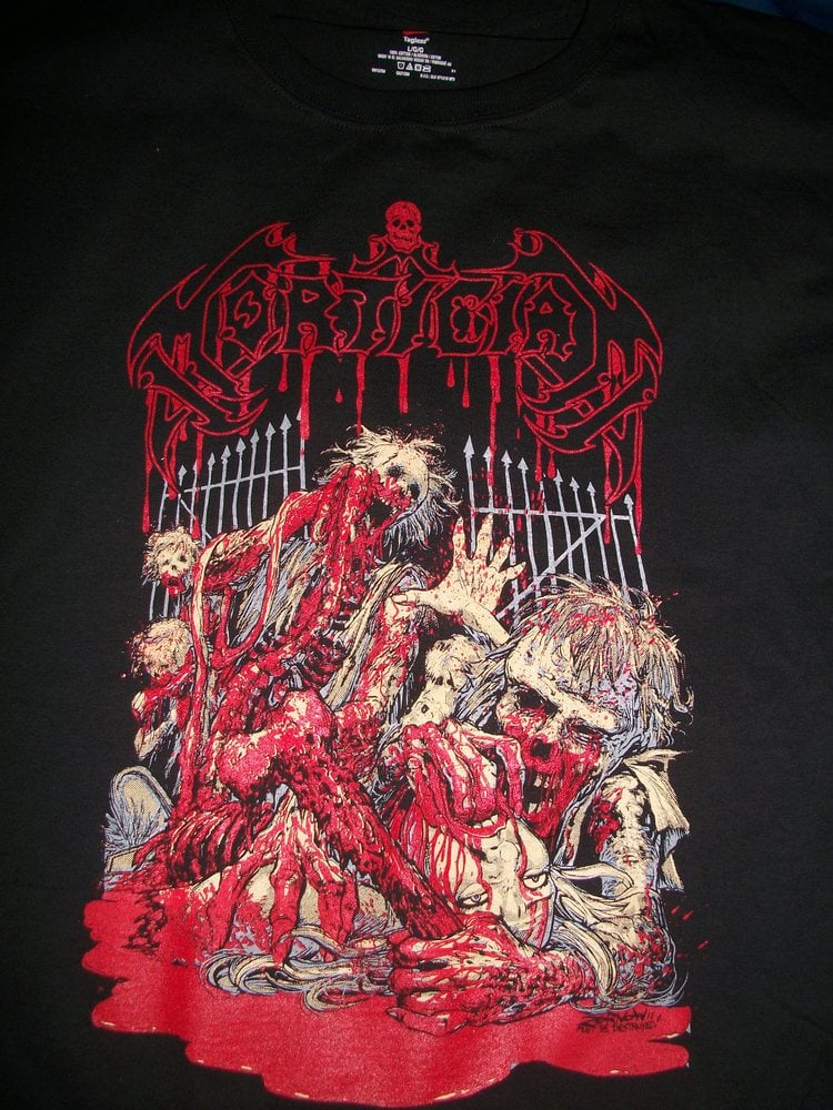 Image of MORTICIAN BLOODCRAVING T SHIRT EXCLUSIVE (IN STOCK)