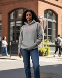 Image 3 of FlossdVip Apparel Grey / Pink Hoodie 