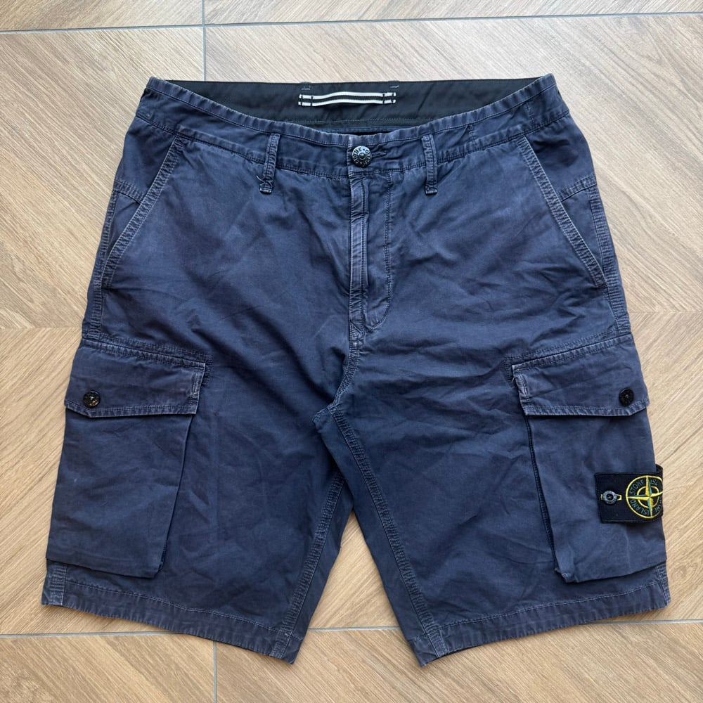 Image of SS 2019 Stone Island Cargo Shorts, Waist 32”