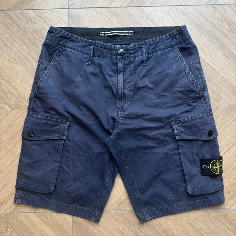 Image of SS 2019 Stone Island Cargo Shorts, Waist 32”