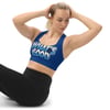 WG blue sports bra