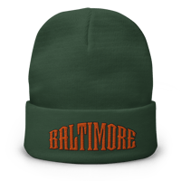 Image 3 of Baltimore Embroidered Beanie