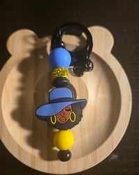 Blue Hat Keychain 