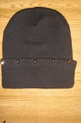 Image of Black Spiked Beanie