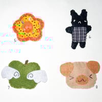 Image 3 of felt hairclips ^_^