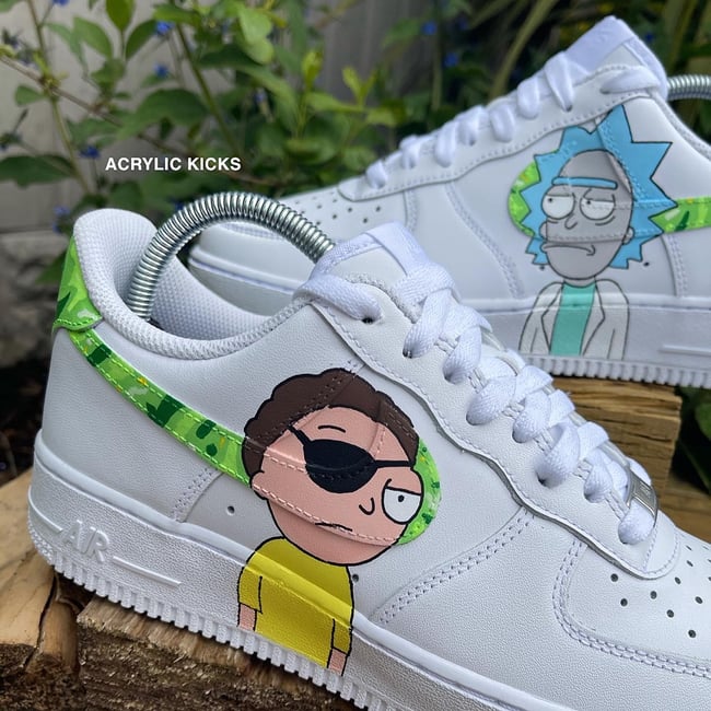 Nike AF1 - 1 of 1 Rick and Morty V2 