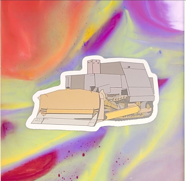 391. Killdozer Anniversary Stickers