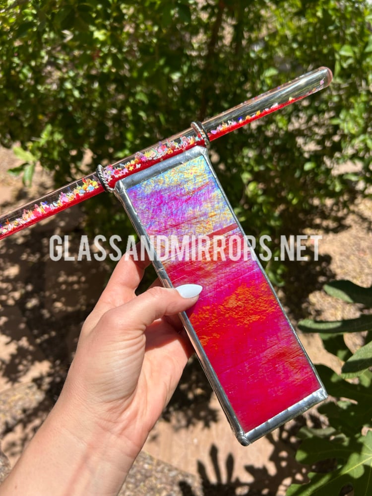 Image of “Ruby Red” Jumbo Wand Aura Kaleidoscope