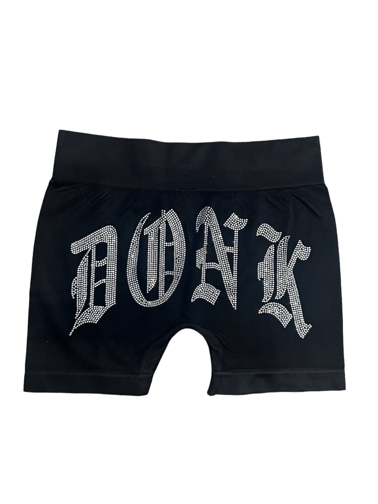 Image of DONK BIKE SHORTS (BLACK)
