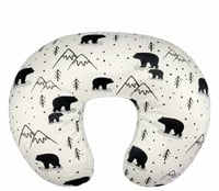Image 3 of Forest Bear Minky Pillow Cover