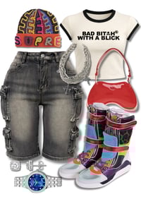 Image 1 of Street Pressure Cargo Shorts *VERY STRETCHY*