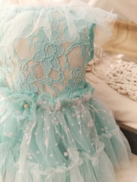 Image 2 of Sitter photo session dress Betsy | age 12-18 months | minty