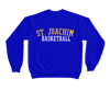 #042 St Joachim Basketball 3 - Royal Blue Crewneck