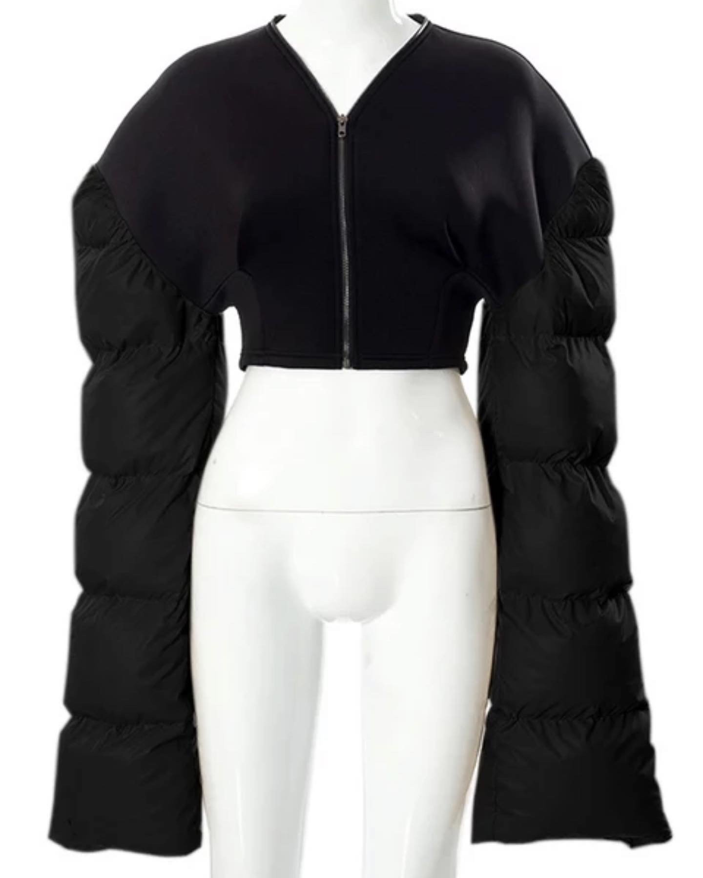 Puffer Sleeve Bomber