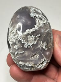 Image 6 of Moss Agate Palm Stone #2581