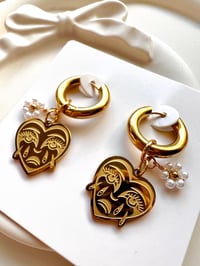Image 1 of FLOWER BABY EARRINGS