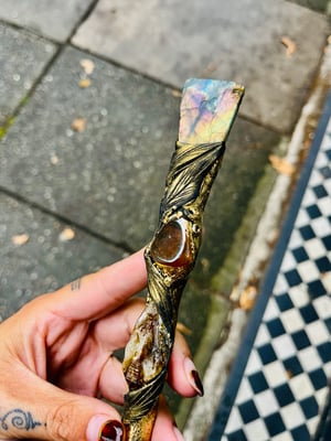Image of Eclipse Manifesting Pen Orange Labradorite