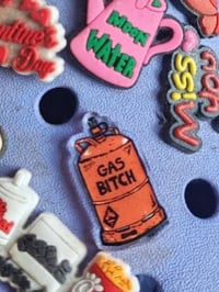 Image 2 of  PRESALE- GAS BITCH CROC CHARMS - PRIDE/SUMMER 2026 COLLECTION