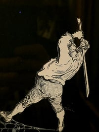 Image 3 of 1800s Gustave Dore Spiders - with real preserved webs -D