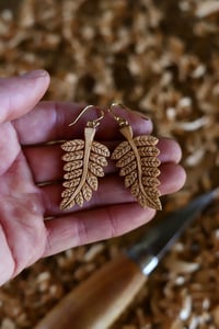 Image 4 of • Fern leaf Earrings • 